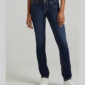 Miss Me jeso 86sl 27x32 Blue Skinny Leg Jeans Classic Style‎